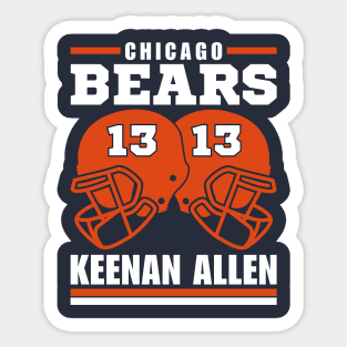 Chicago Bears Keenan Allen 13 American Football Retro Sticker